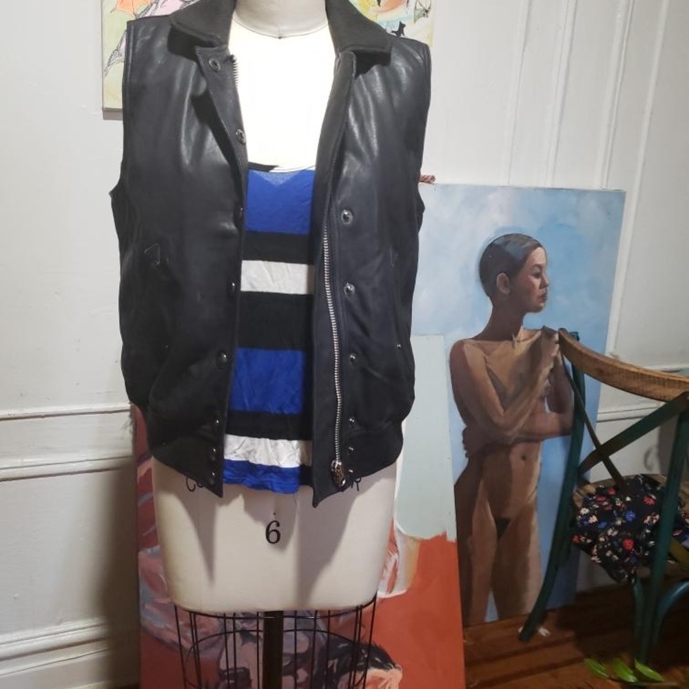 Marc Jacobs Leather Vest